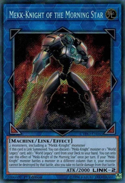Mekk-Knight of the Morning Star (Secret Rare) [CYHO-EN045-SeR]