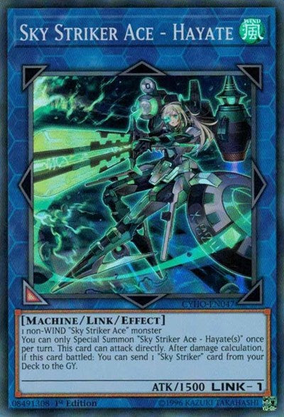 Sky Striker Ace - Hayate (Super Rare) [CYHO-EN047-SuR]