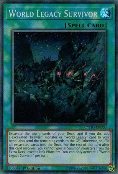 World Legacy Survivor (Super Rare) [CYHO-EN060-SuR]