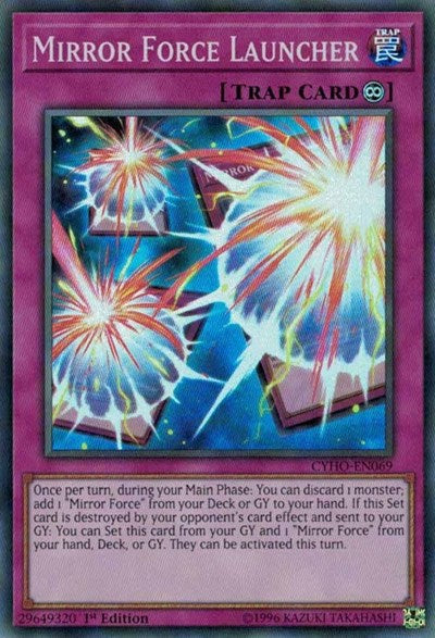 Mirror Force Launcher (Super Rare) [CYHO-EN069-SuR]