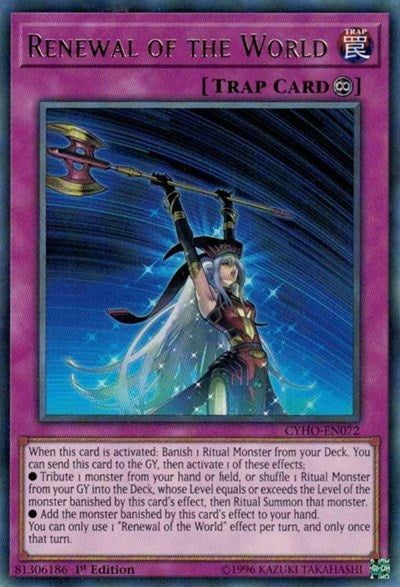 Renewal of the World (Rare) [CYHO-EN072-R]