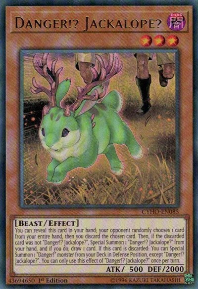 Danger!? Jackalope? (Ultra Rare) [CYHO-EN085-UR]