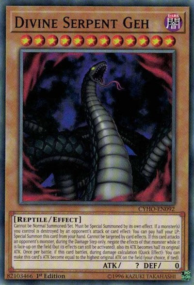 Divine Serpent Geh (Common) [CYHO-EN092-C]