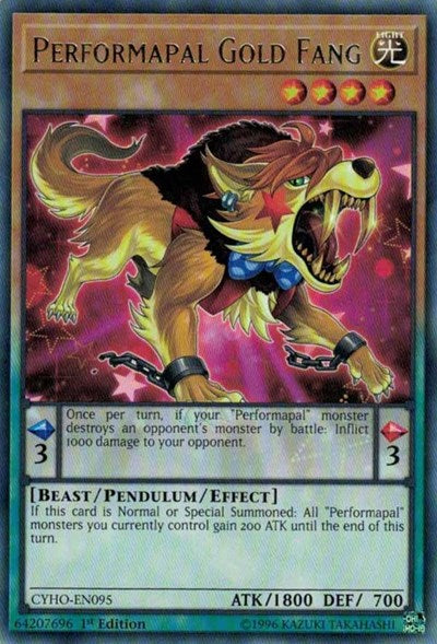 Performapal Gold Fang (Rare) [CYHO-EN095-R]