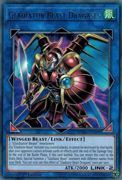 Gladiator Beast Dragases (Rare) [CYHO-EN099-R]
