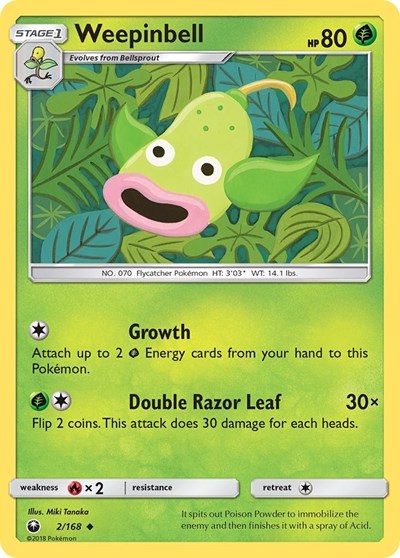 Weepinbell - 2/168 (Uncommon) [CES-2-U]