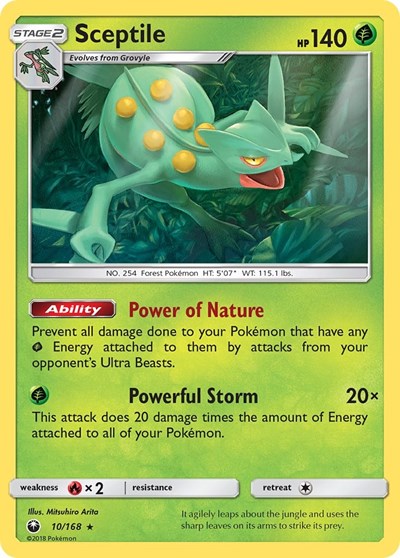 Sceptile - 10/168 (Rare) [CES-10-R]
