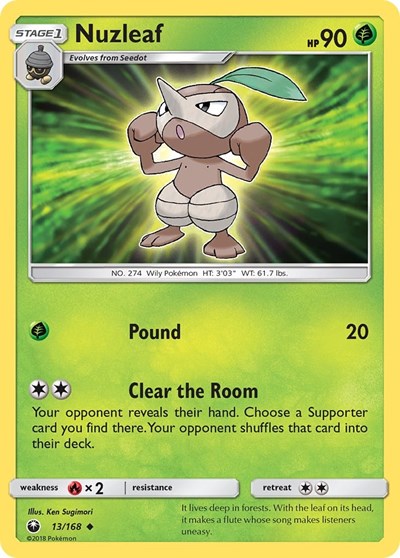 Nuzleaf - 13/168 (Uncommon) [CES-13-U]