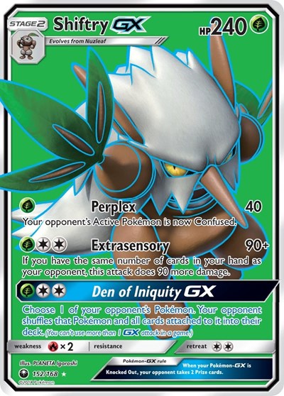 Shiftry GX - 152/168 (Ultra Rare) [CES-152-UR]