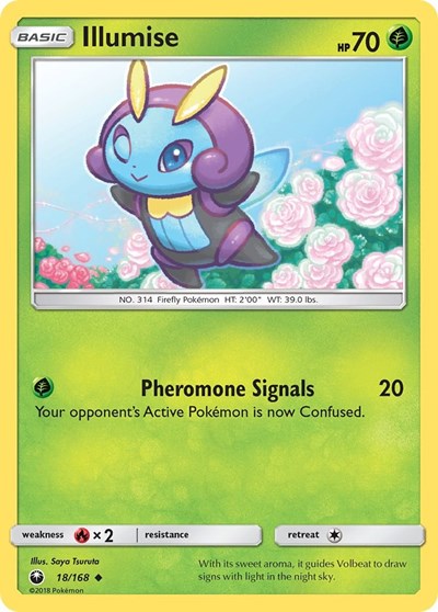 Illumise - 18/168 (Uncommon) [CES-18-U]
