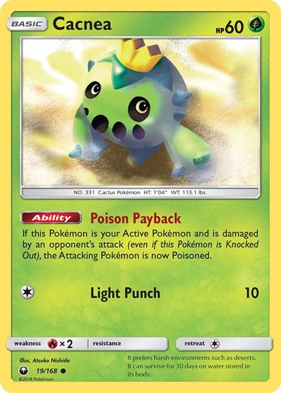 Cacnea - 19/168 (Common) [CES-19-C]