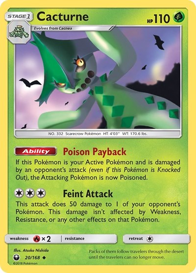 Cacturne - 20/168 (Uncommon) [CES-20-U]