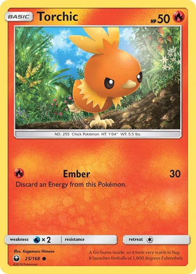 Torchic - 25/168 (Common) [CES-25-C]