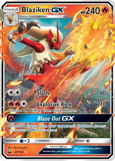 Blaziken GX - 28/168 (Ultra Rare) [CES-28-UR]