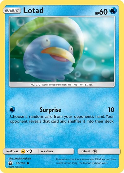Lotad - 36/168 (Common) [CES-36-C]
