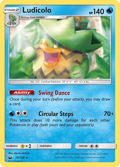 Ludicolo - 38/168 (Holo Rare) [CES-38-HR]