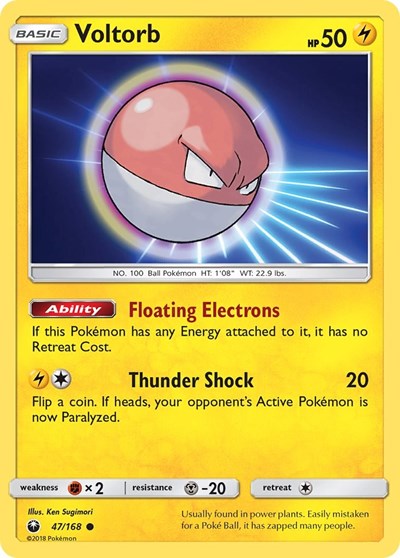 Voltorb - 47/168 (Common) [CES-47-C]