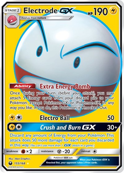 Electrode GX - 155/168 (Ultra Rare) [CES-155-UR]