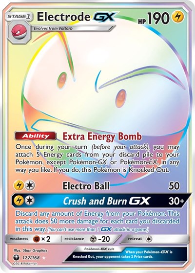 Electrode GX - 172/168 (Secret Rare) [CES-172-SR]