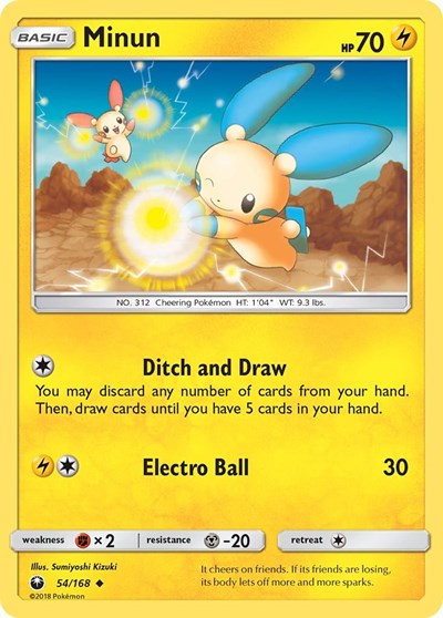 Minun - 54/168 (Uncommon) [CES-54-U]