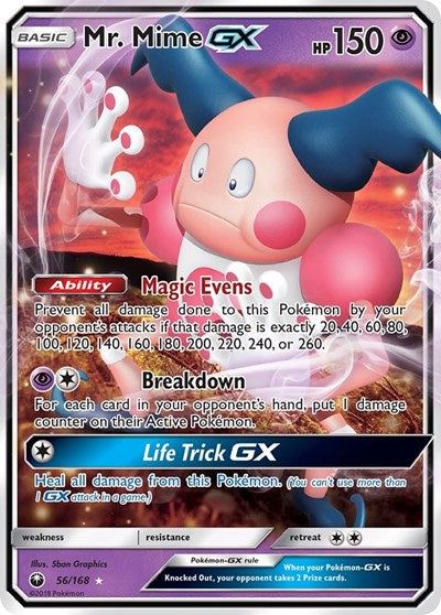 Mr. Mime GX - 56/168 (Ultra Rare) [CES-56-UR]