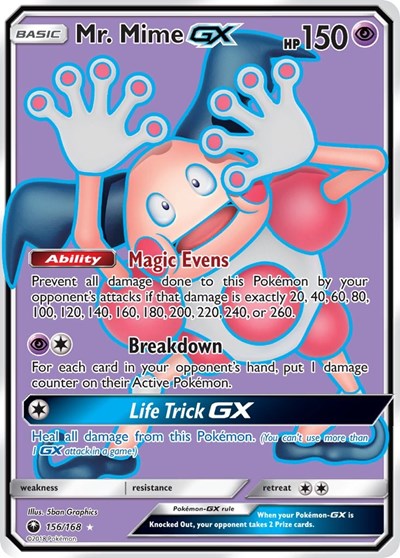 Mr. Mime GX - 156/168 (Ultra Rare) [CES-156-UR]