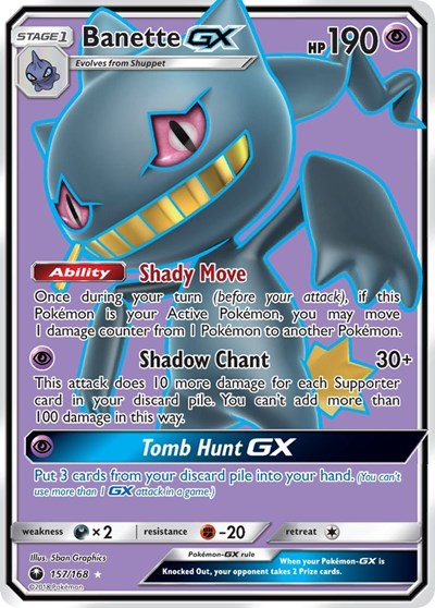 Banette GX - 157/168 (Ultra Rare) [CES-157-UR]
