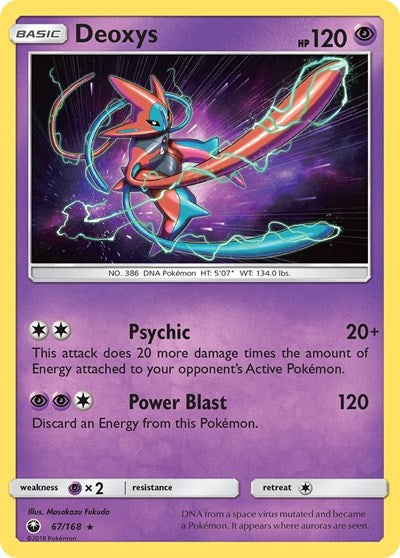 Deoxys - 67/168 (Holo Rare) [CES-67-HR]