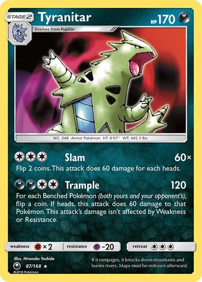 Tyranitar - 87/168 (Holo Rare) [CES-87-HR]