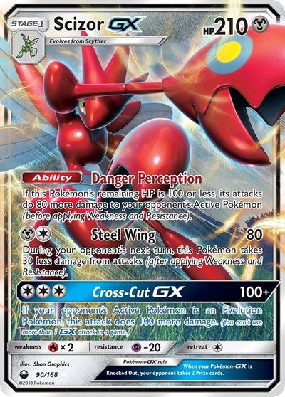 Scizor GX - 90/168 (Ultra Rare) [CES-90-UR]