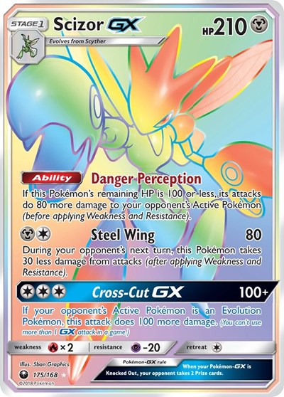 Scizor GX - 175/168 (Secret Rare) [CES-175-SR]