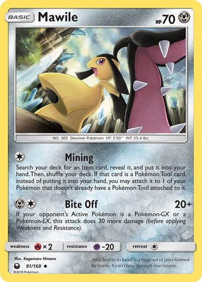 Mawile - 91/168 (Uncommon) [CES-91-U]