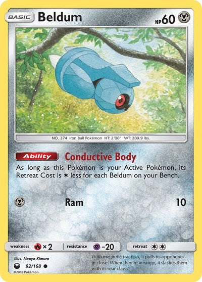 Beldum - 92/168 (Common) [CES-92-C]