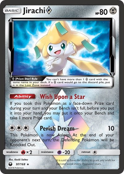 Jirachi Prism Star - 97/168 (Prism Rare) [CES-97-PR]
