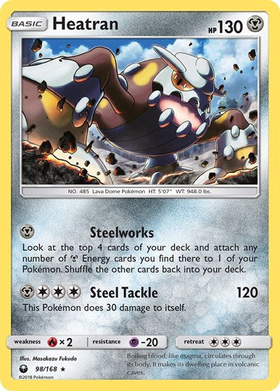 Heatran - 98/168 (Holo Rare) [CES-98-HR]