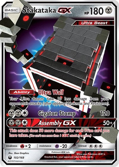 Stakataka GX - 102/168 (Ultra Rare) [CES-102-UR]