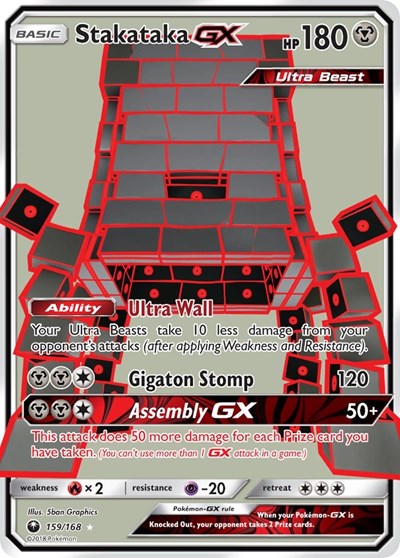 Stakataka GX - 159/168 (Ultra Rare) [CES-159-UR]