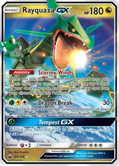 Rayquaza GX - 109/168 (Ultra Rare) [CES-109-UR]
