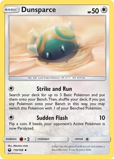 Dunsparce - 110/168 (Uncommon) [CES-110-U]