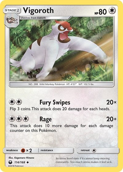 Vigoroth - 114/168 (Uncommon) [CES-114-U]