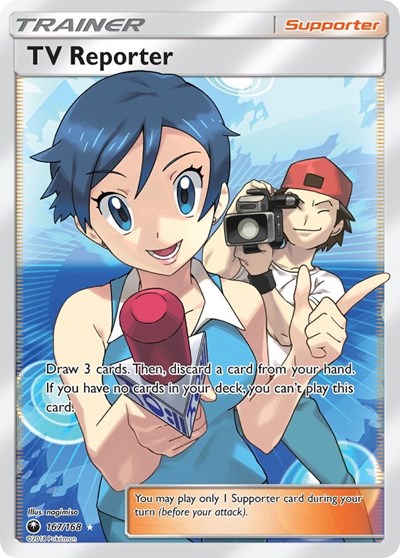 TV Reporter - 167/168 (Ultra Rare) [CES-167-UR]
