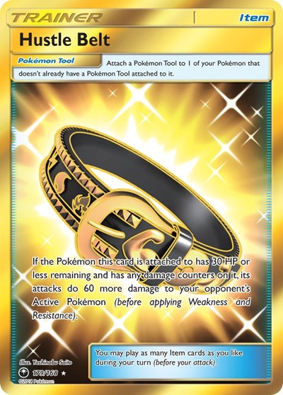 Hustle Belt - 179/168 (Secret Rare) [CES-179-SR]