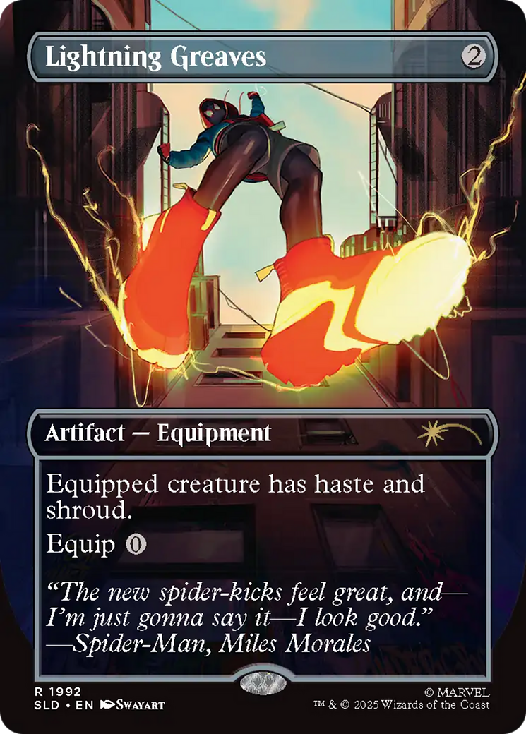 Lightning Greaves - Borderless - Full Art [SLD-1992]