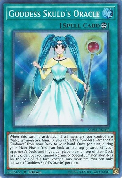 Goddess Skuld's Oracle (Super Rare) [SHVA-EN008-SuR]