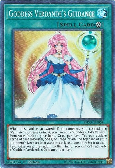 Goddess Verdande's Guidance (Super Rare) [SHVA-EN009-SuR]