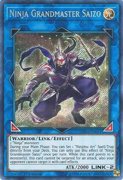 Ninja Grandmaster Saizo (Secret Rare) [SHVA-EN011-SeR]
