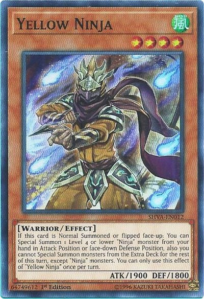Yellow Ninja (Super Rare) [SHVA-EN012-SuR]