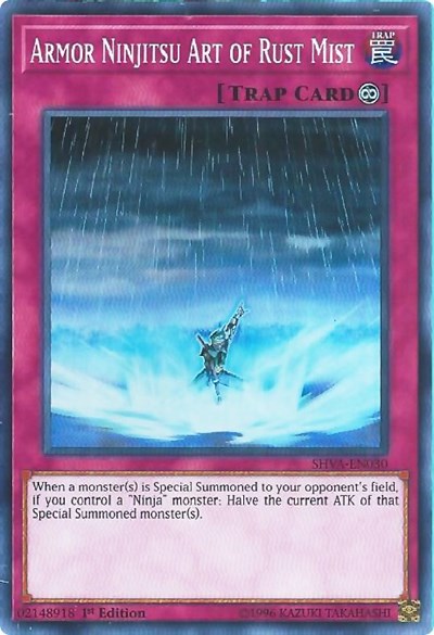 Armor Ninjitsu Art of Rust Mist (Super Rare) [SHVA-EN030-SuR]
