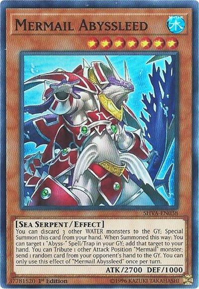 Mermail Abyssleed (Super Rare) [SHVA-EN038-SuR]