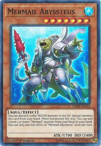 Mermail Abyssteus (Super Rare) [SHVA-EN039-SuR]